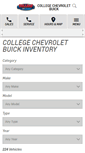 Mobile Screenshot of collegechevy.com